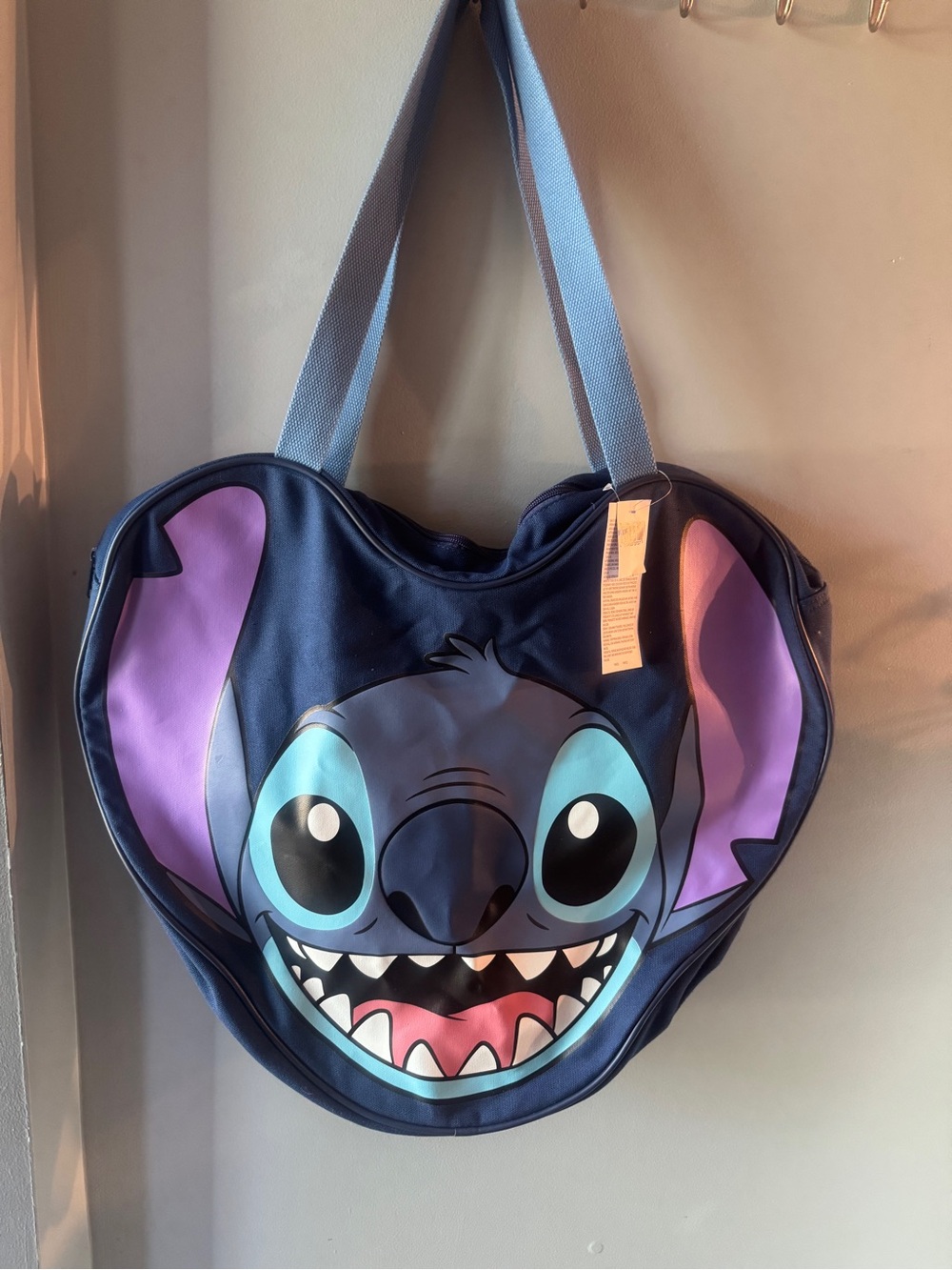 Oversized Disney Stitch Navy Tote Bag NWT